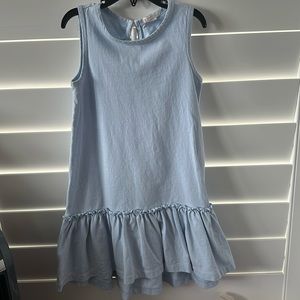 Crewcuts girls sleeveless blue dress size 7